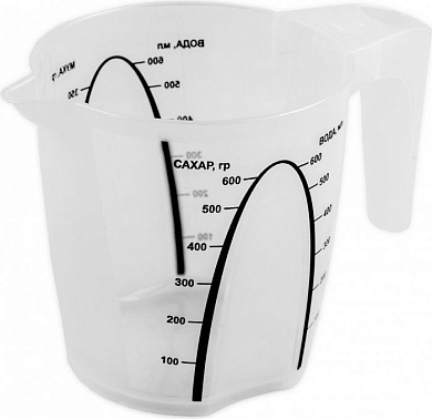 Кувшин мерный STOCKHOLM 0,6л натуральный Пластик Репаблик PT1145НАТ-25