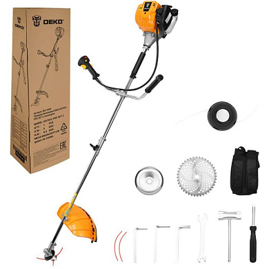 Триммер бензиновый DKTR52 PRO SET 2, леска/диск DEKO 063-4503