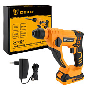 Перфоратор аккумуляторный DKCH20 DEKO 063-4411