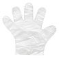 Перчатки одноразовые полиэтиленовые на планке, 100 шт/упак