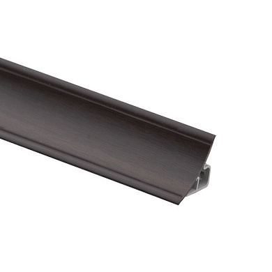 Плинтус ПВХ к столешнику LР орех темный (26) (1шт=3м.п.) EL-MECH-PLAST 60622