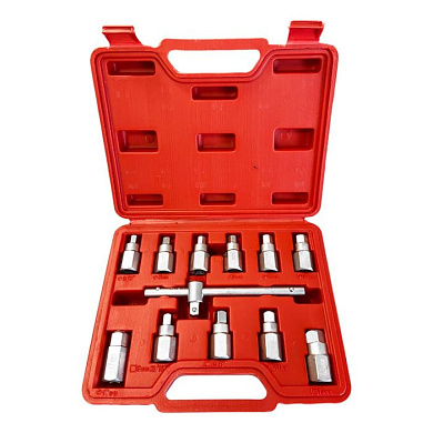 Набор приспособлений для откручивания маслосливных пробок HOREX HZ 25.1.029SK