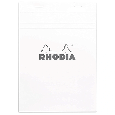 Блокнот "Rhodia", А5, 80 листов, клетка, белый