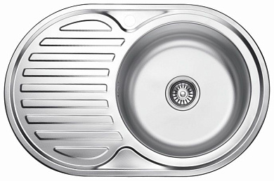 Кухонная мойка из нержавеющей стали, декорированная Ledeme L67750-R