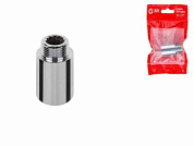 Удлинитель 1/2" вн.-нар.х25 мм усиленный ХРОМ, инд. упак. AV Engineering AVE301017