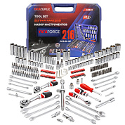 Набор инструментов 216 пр. 1/4''&3/8''&1/2'', 6-гр. YATAFORCE YF-38841