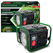 Генератор бензиновый с транзисторным запуском 3,5 л, 650Вт, 2 л.с. RockForce RF-FY950-1