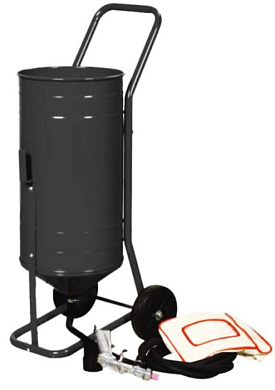 Передвижной пескоструйный аппарат инжекторного типа RockForce RF-90SFSB