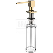 Дозатор моющего средства встраиваемый в мойку, латунь/пластик, золото GERHANS K50404G