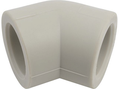 Колено ПП 25х45 сер. FV Plast AA203025000