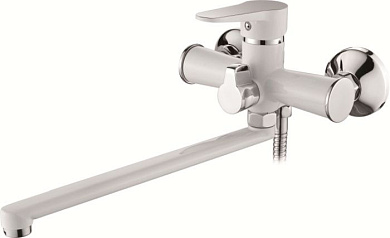 Смеситель для ванны, цинк, белый Loffrey LF82212W