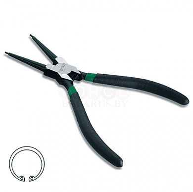 Съемник стопорных колец 225 мм, прямой на сжим Toptul DCAD1209