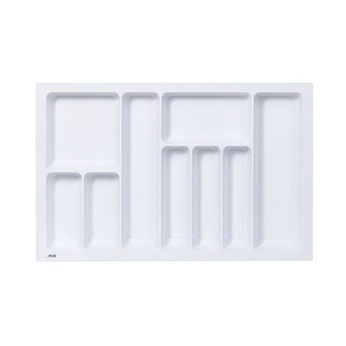 Лоток для столовых приборов 800 LINER 735*485, белый AKS 132248