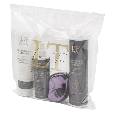 Набор косметики, шампунь, кондиционер, крем-спрей для волос, расческа La and Te beaute LT-27