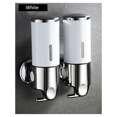 Дозатор жидкого мыла, пластик/нержавеющая сталь, белый/сатин GERHANS K50402W