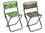 Стул со спинкой походный, ПРОЕКТ МТ 03.12.000, Цвета: экстрим, хант, джинс, сафари, хаки, синий, черный NIKA ПС2