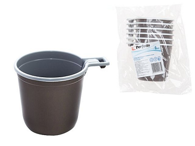 Набор чашек кофейных одноразовых, 6 шт, Perfecto Linea 47-000006