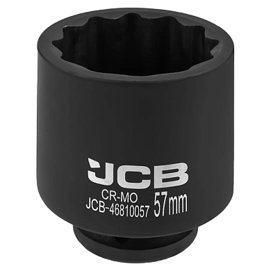 Головка ударная глубокая 57 мм 12-гр 3/4'' JCB JCB-46810057