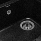 Мойка кухонная из мраморной крошки, черный, E02-22 Gerhans