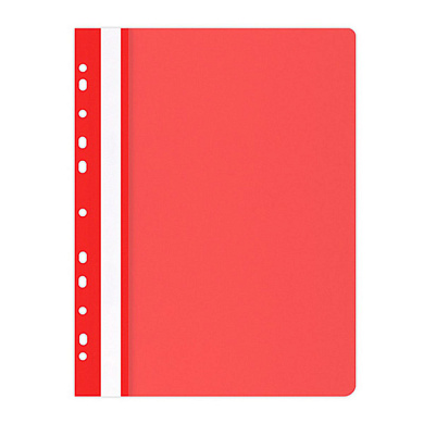 Папка-скоросшиватель с перфорацией "Office Product", А4, красный