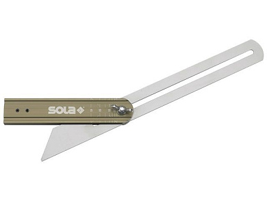 Угольник складной 300 мм алюм. рукоятка, градусная шкала, VSTG 300 SOLA 56052201