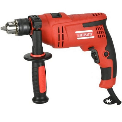 Дрель 800 Вт., 2800 об/мин.,48000 уд./мин.,1/2''*20 UNF, 1,5-13 мм Felisatti ДУ-13/800ЭР Felisatti